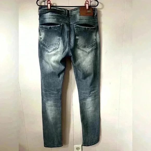 Men's Sz 42 Crocker Ranch Denim Blue Jeans - Picture 1 of 7